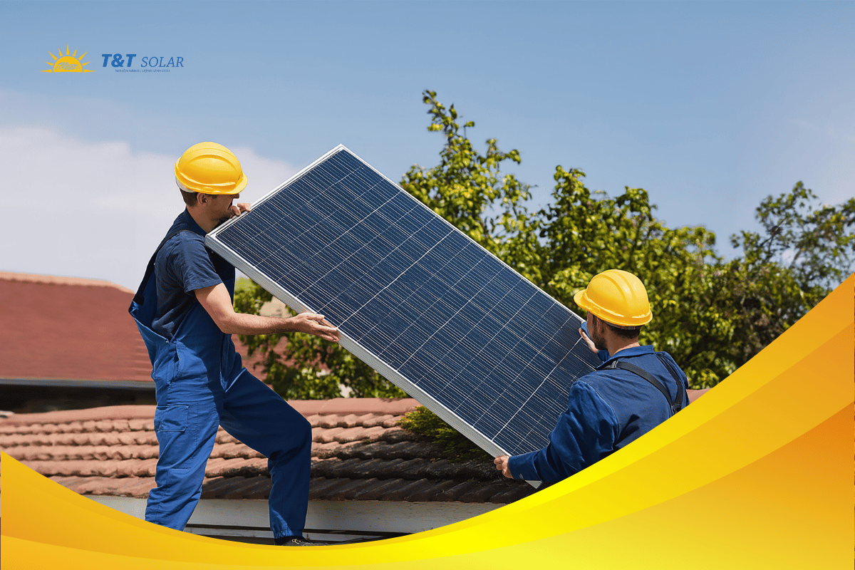 Lắp đặt pin năng lượng mặt trời