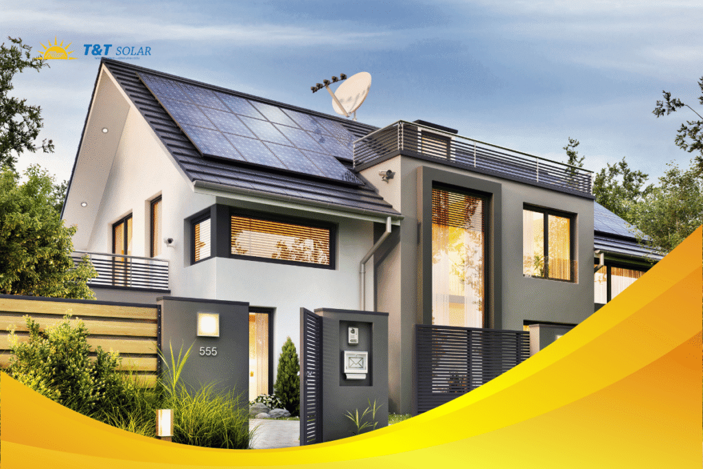 Sử dụng điện mặt trời tiết kiệm