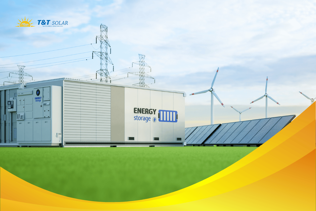 giá pin lưu trữ năng lượng mặt trời